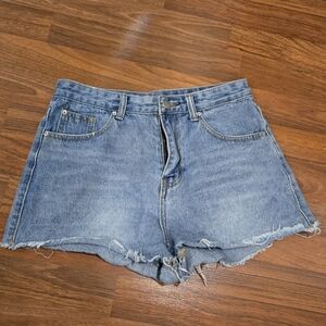 Denim Blue Women Shorts